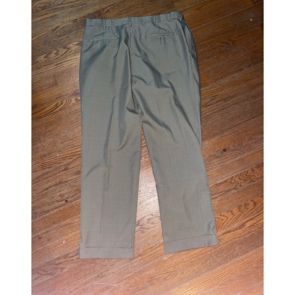 Savane khaki pants 100% polyester. Waist 36 length 30 - Picture 2 of 6